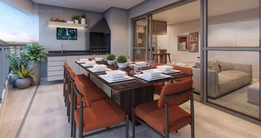 Apartamento com 3 dormitórios, 3 suítes e 2 vagas na aclimação, 120m²