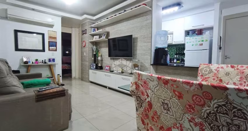 Apartamento 2 dormitórios, 1 vaga de garagem, sacada com churrasqueira, no Bairro Humaita, Porto Alegre