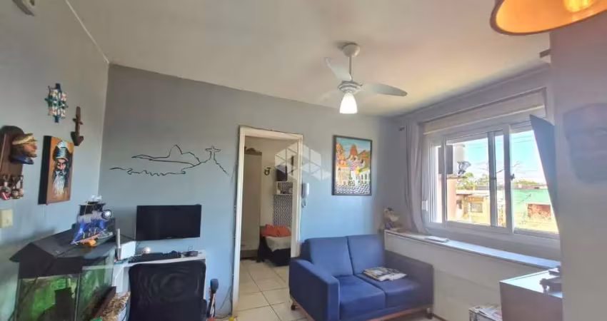 Apartamento 1 dormitório, infraestrutura completa, churrasqueira, semimobiliado, no bairro humaitá, em porto alegre.