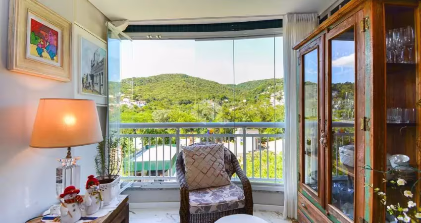 Apartamento semimobiliado com 3 dormitórios/quartos e sendo 1 suíte  a venda - itacorubi, florianópolis sc
