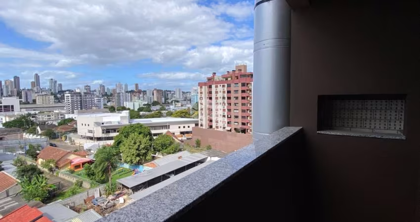 Apartamento com 1 dormitório em NH, sacada com churrasqueira e box