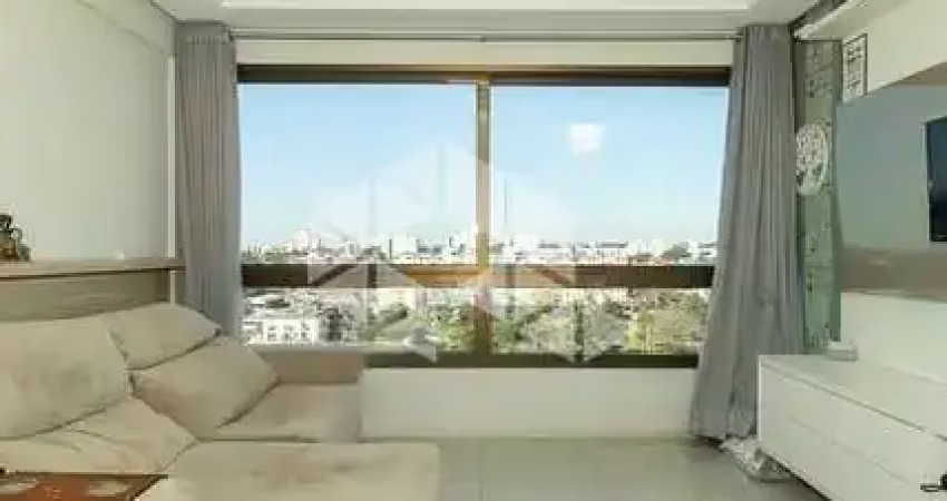 Apartamento  2 dormitórios, sendo 1 suíte, semimobiliado, lareira e churrasqueira.