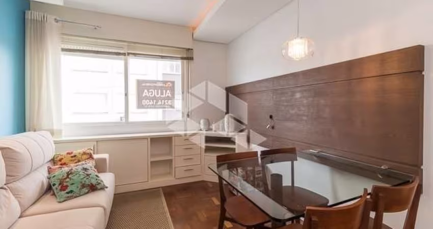Apartamento 01 dormitório/quarto mobiliado com 46,57m² no Bairro Menino Deus
