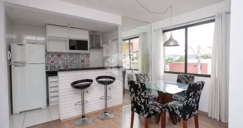 Excelente apartamento de 1 quarto com 2 vagas de garagem no bairro petropólis