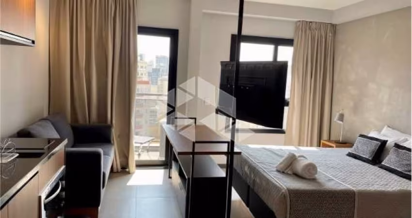 Apartamentos a venda Studio 30 mts com 1 dormitório totalmente mobiliado com sacada