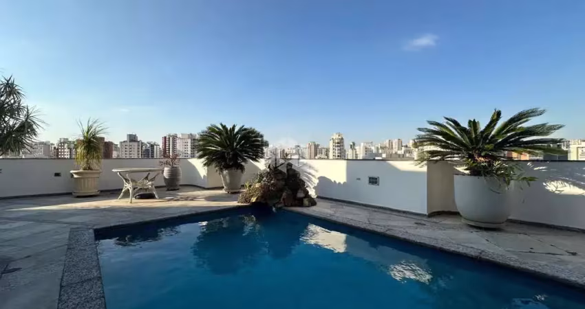 Cobertura duplex à venda em moema com 472m², 3 suítes, 6 banheiros e 7 vagas de garagem.