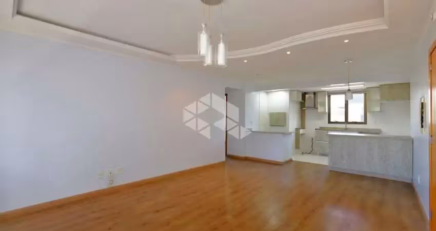 Apartamento com dois dormitórios suite e duas vagas de garagem, no menino deus