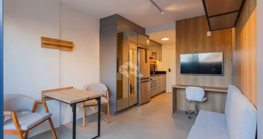 Apartamento garden com 40,72m2 decorado e mobiliado no bairro rio branco.