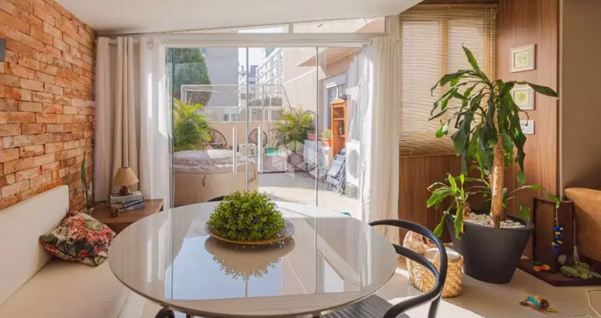Apartamento garden 03 dormitórios, suite, 178 metros privativos, 2 vagas de garagem na rua são luis