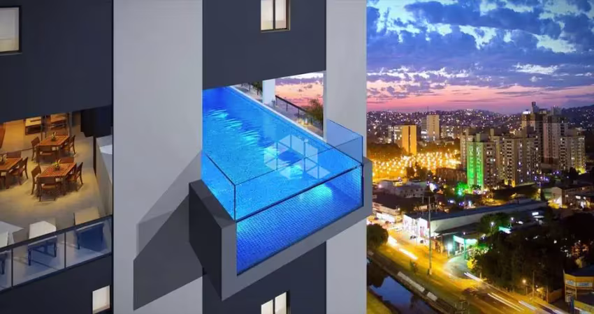 Apartamento duplex com 1 dormitório, sendo 1 suíte e 1 vaga, elevador,  no bairro jardim botânico