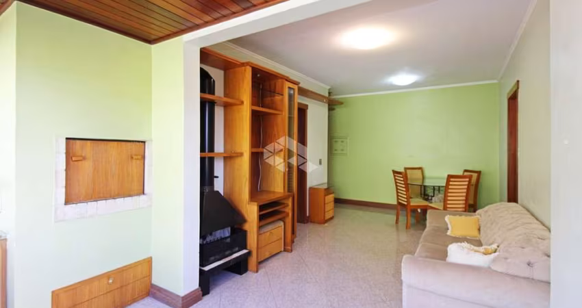 Apartamento 2d, 01 suite, 01 garagem, churrasq e lareira