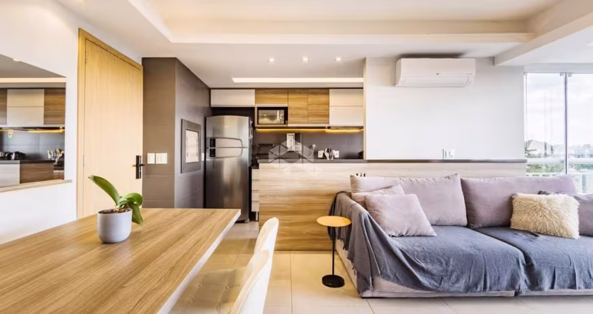 Apartamento com vista privilegiada, 2 dormitórios (1 suíte) e 2 vagas