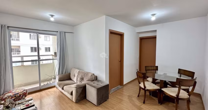 Apartamento de 1 dormitório, semimobiliado, sacada com churrasqueira, 1 vaga, Aceita financiamento, bairro Vila Rosa em Novo Hamburgo