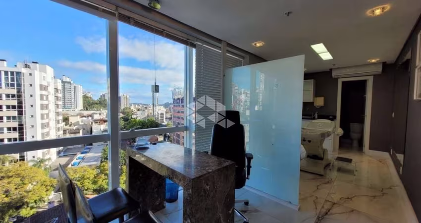 Sala comercial clinica médica montada com 56m² no Próximo do Parcão