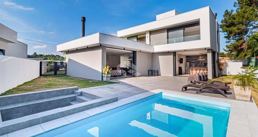 Casa com 4 dormitórios, piscina e carregador de carro elétrico no alphaville porto alegre