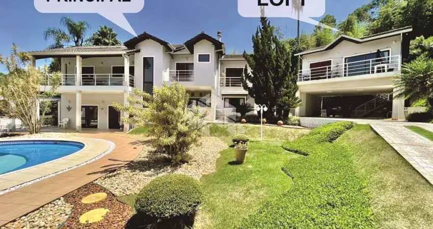 Vendo casa em condomínio 1,740m² 5 suítes 7 vagas parque dom henrique cotia - sp