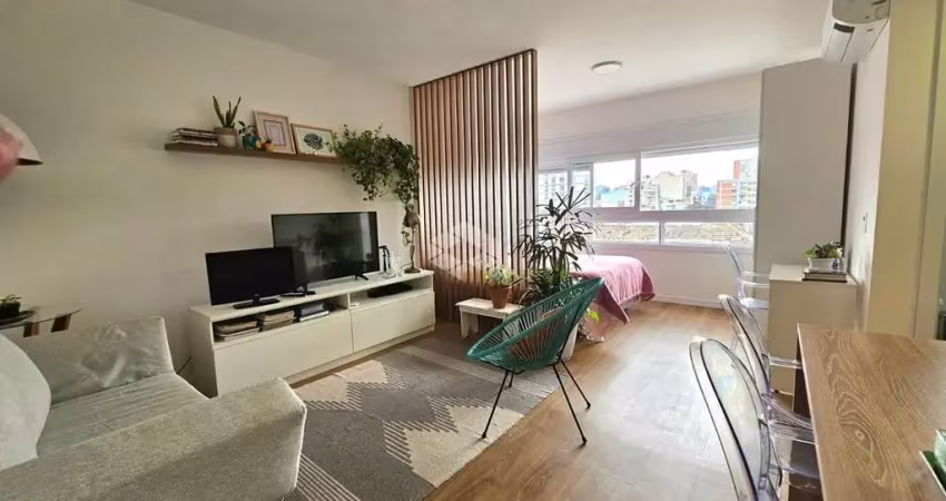 Apartamento studio no bairro bom fim com vaga de garagem