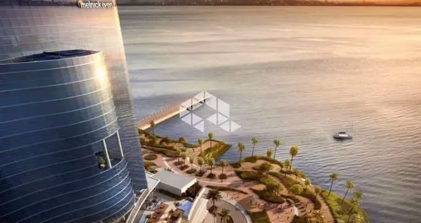 Sala com 103m² no Pontal, em andar alto e vista para o Guaíba