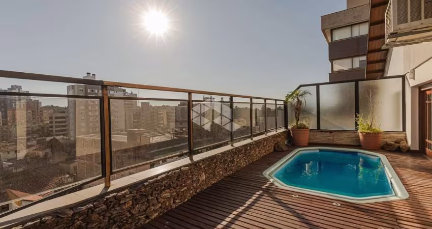 Cobertura com piscina e vista 180° no bairro Boa Vista
