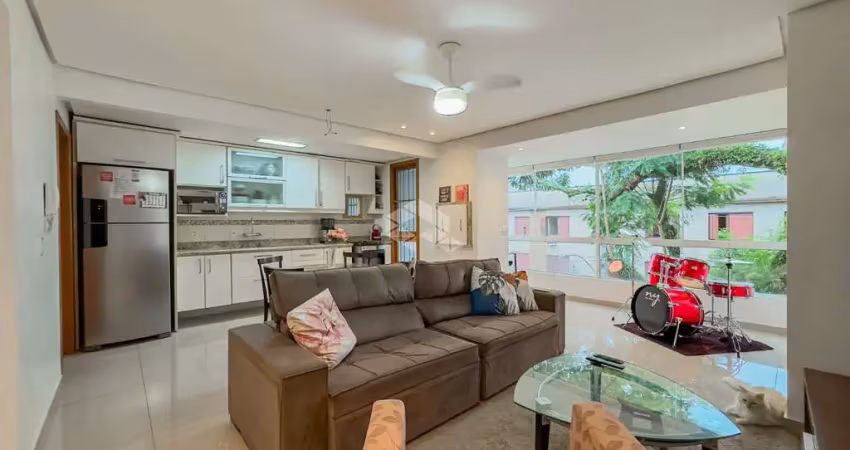 Apartamento de 2 quartos com suite e 2 vagas de garagem coberta no bairro jardim botânico em porto alegre.