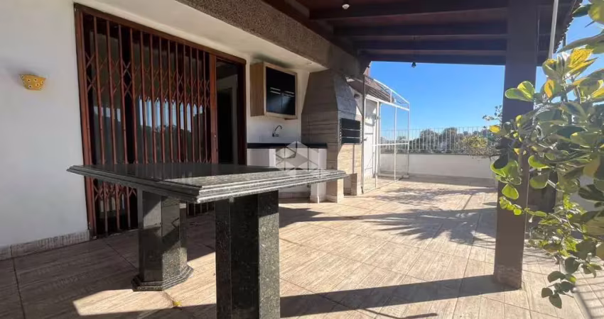 Cobertura 1 dormitório com lareira, churrasqueira e vista livre