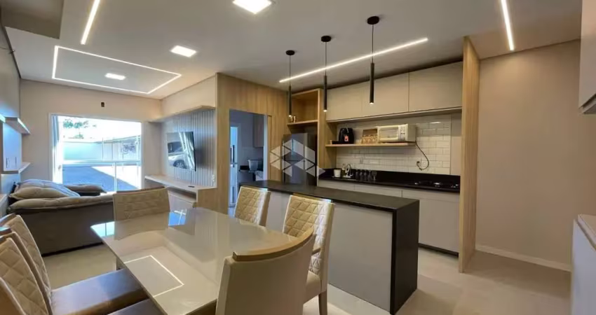 Apartamento terreo semimobiliado 02 dormitórios com sacada em vera cruz.