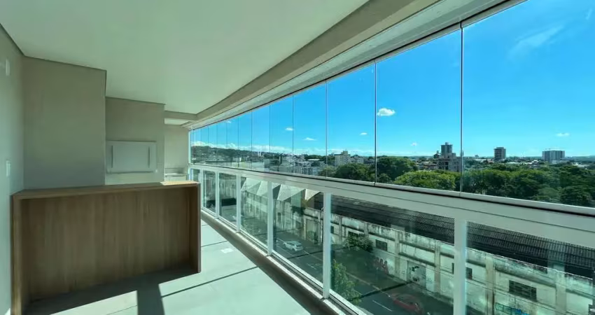 Apartamento central novo 02 dormitórios semimobiliado
