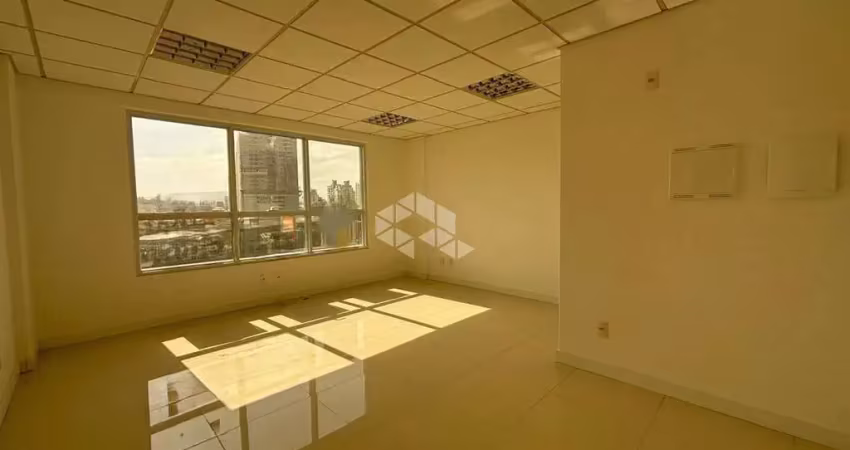 Sala comercial com 01 vaga garagem no bairro barreiros em são josé/sc