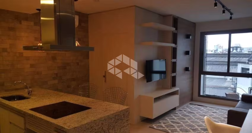 Artsy - Apartamento desocupado, 1 dormitório, 4º andar no bairro Cidade Baixa, com 1 vaga coberta.