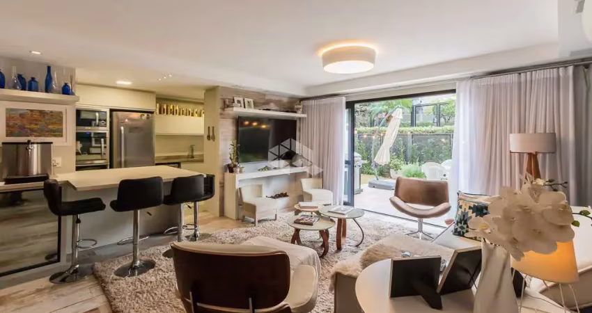 Apartamento garden de 03 dormitórios e 03 vagas com 220m² no bairro chácara das pedras em poa.