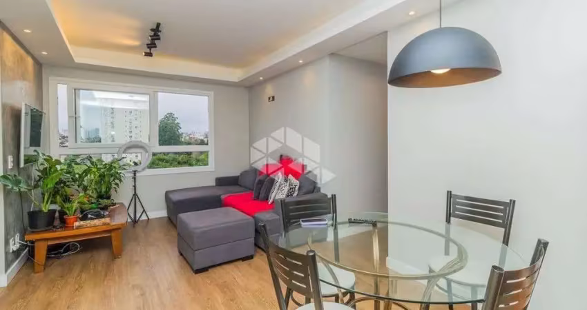 Apartamento novo de 3 dormitórios transformado em 2 no bairro lindóia