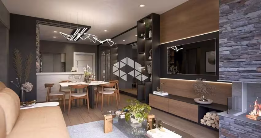 Apartamento 1 dormitório com suíte e vaga em construção no município de canela
