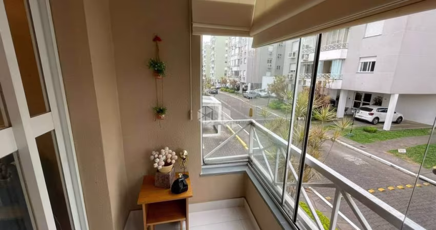 Lindo apartamento de 2 dormitórios, semimobiliado, Cond Plaza Cristal - Nonoai