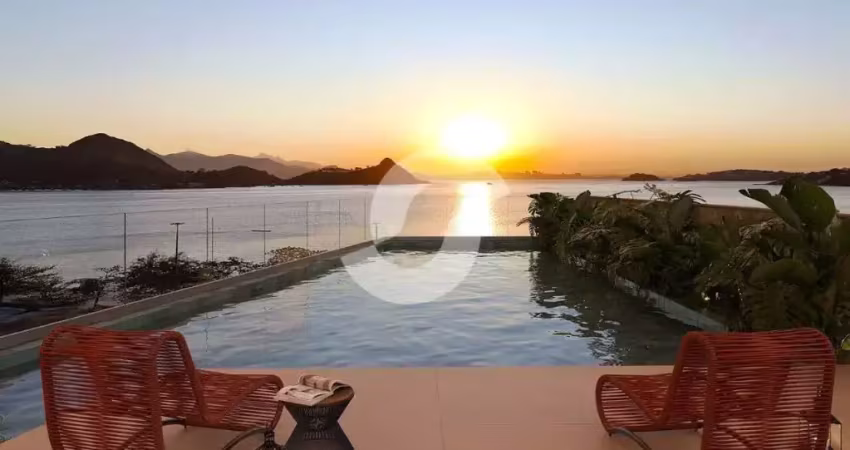 Sou mais charitas studio em prédio frente mar com localização privilegiada