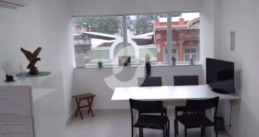 Sala comercial com 27 m² e 1 vaga de garagem no centro de niterói