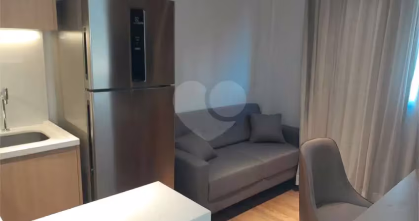 Studio 25.38 m² mobiliada, com sacada - santa cecilia-sp