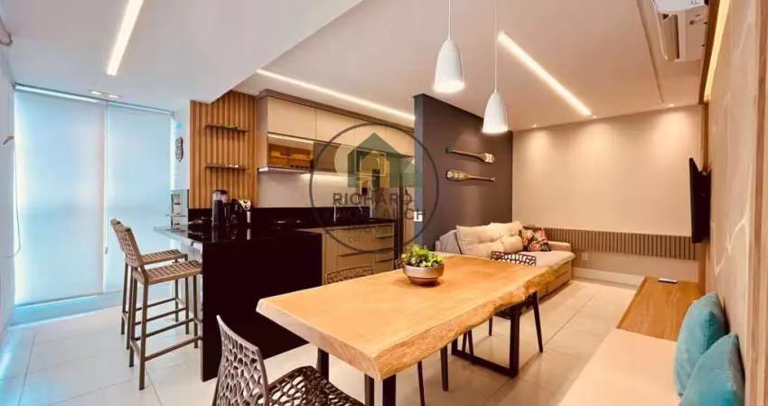Apartamento à venda nas toninhas, com 2 suítes, 66m²