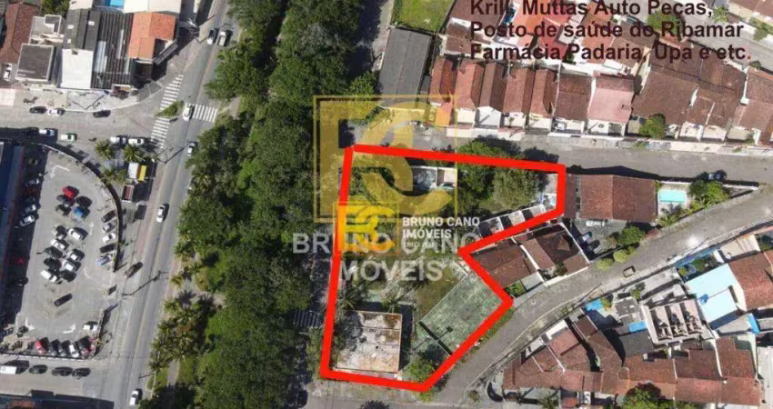 Terreno à venda, 2575 m² por r$ 3.000.000,00 - centro - peruíbe/sp