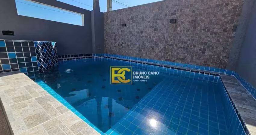Casa com 2 dormitórios à venda, 86 m² por r$ 380.000,00 - flora rica ii - peruíbe/sp