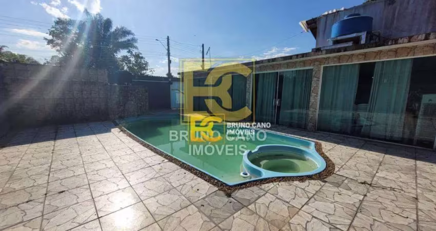 Casa térrea com piscina em condomínio  - residencial são luiz - peruíbe/sp