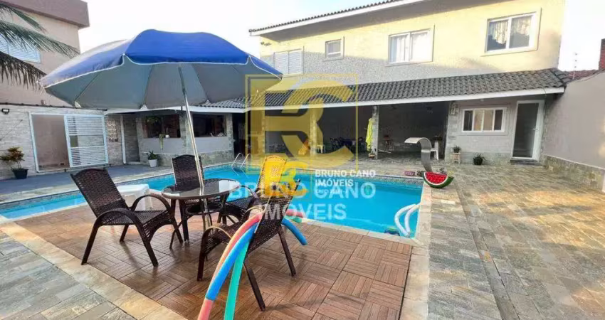 Sobrado com 5 dormitórios à venda, 440 m² por r$ 2.700.000,00 - centro - peruíbe/sp