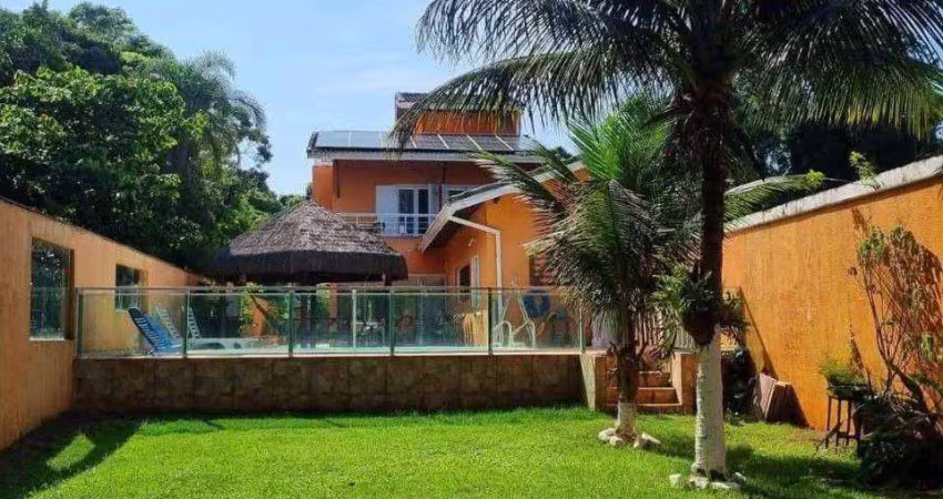 Sobrado com 8 dormitórios à venda  - guaraú - peruíbe/sp