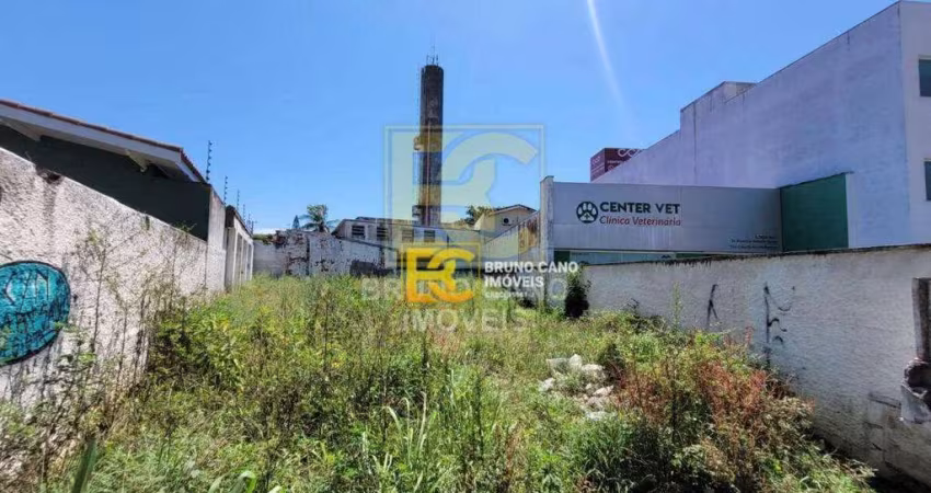 Terreno, 390 m² - venda por R$ 550.000,00 ou aluguel por R$ 2.700,00/mês - Centro - Peruíbe/SP