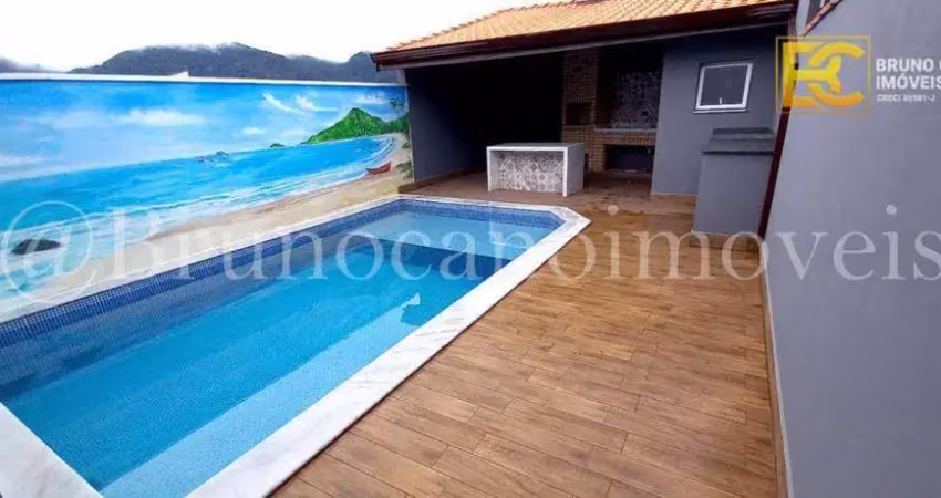 Casa térrea com piscina  - estância dos eucaliptos - peruíbe/sp