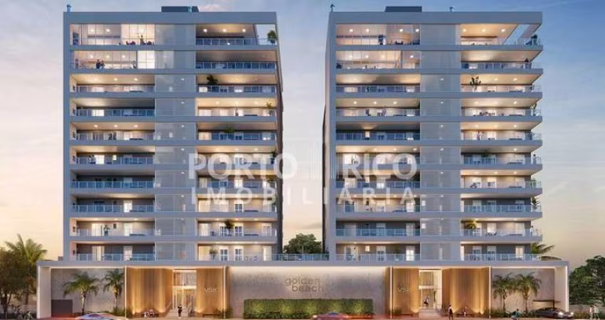 Apartamento 2 quartos Giardino, Residencial Golden Beach, Bairro Itacolomi, Piçarras-SC