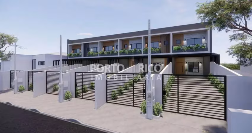 Sobrado 03 quartos sendo 01 suítes c/ sacada   - residencial morada reiss - bairro são marcos - joinville -sc.