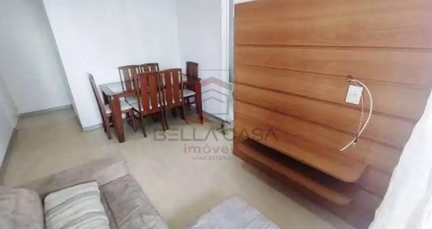 Apartamento com 55mts  2 dormitórios 1 sala e banheiro 1 vaga de garagem . apartamento esta mobilado