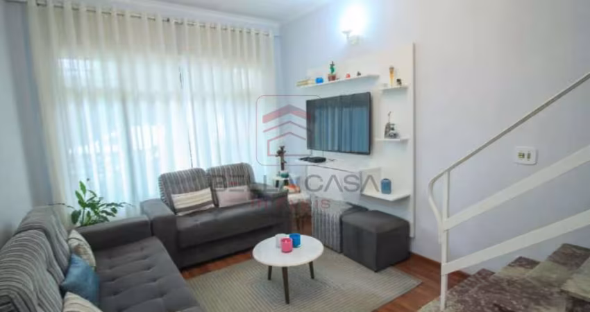 Sobrado na Mooca de 139 m2 com 3 dormitórios, 1 vaga, quintal e churrasqueira