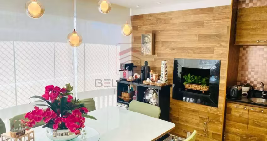 137m² - 3 suítes, andar alto, face norte, terraço gourmet integrado com a sala, 2 vagas fixas, lazer