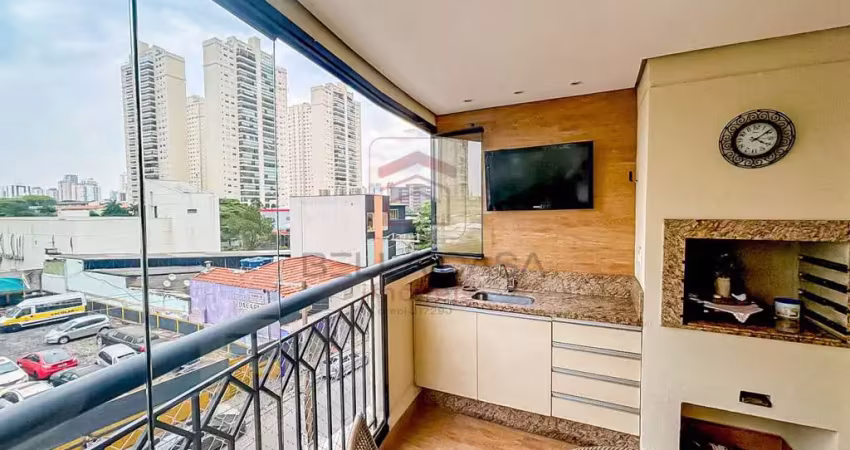 Apartamento a venda na mooca com varanda gourmet e lazer clube.